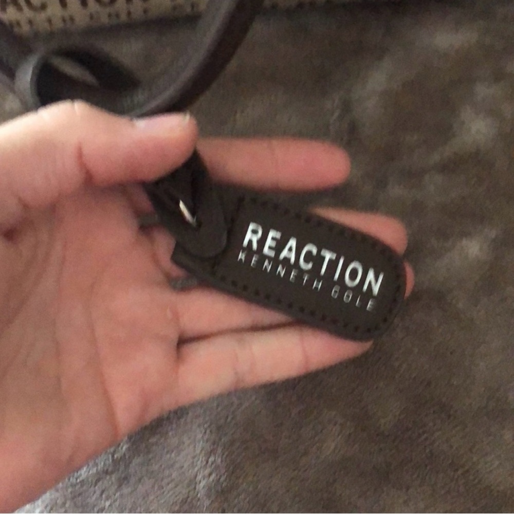 Reaction Kenneth Cole Brown and Black Tote - Picture 3 of 13
